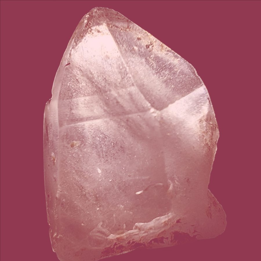 Rose Quartz Heart crystal